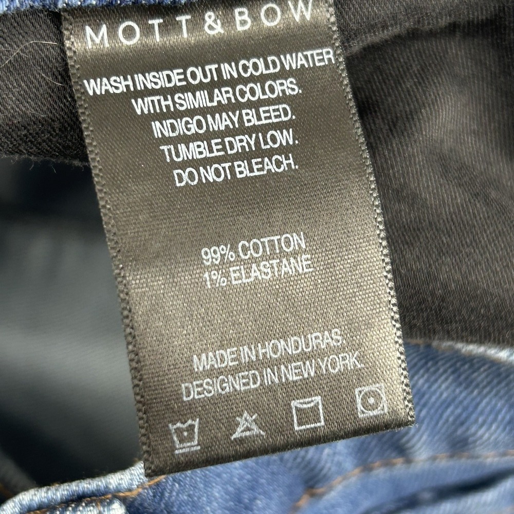 Mott & Bow Slim Fit Jeans Men Size 31x30 Blue Denim Casual - Picture 6 of 11